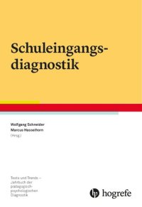 cover of the book Schuleingangsdiagnostik