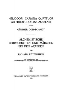 cover of the book Heliodori Carmina quattuor ad fidem codicis Casselani