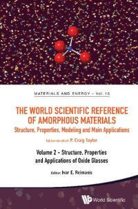 cover of the book The World Scientific Reference of Amorphous Materials: Structure, Properties, Modeling and Main Applications (Volume 2)