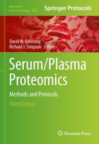 cover of the book Serum/Plasma Proteomics: Methods and Protocols