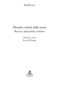 cover of the book Filosofie critiche della storia. Ricerca, spiegazione, scrittura