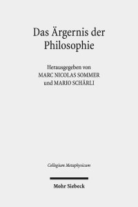 cover of the book Das Ärgernis der Philosophie: Metaphysik in Adornos Negativer Dialektik