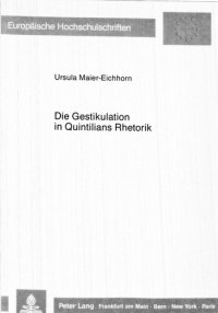 cover of the book Die Gestikulation in Quintilians Rhetorik