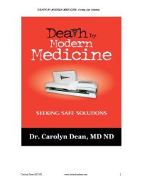 cover of the book Death by Modern Medicine: Seeking  Safe  Solutions 