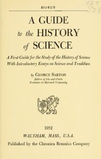 cover of the book Guide to History of Science