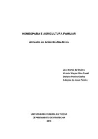 cover of the book Homeopatia e Agricultura Familiar