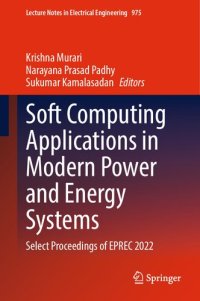 cover of the book Soft Computing Applications in Modern Power and Energy Systems: Select Proceedings of EPREC 2022