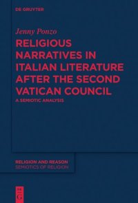 cover of the book Religious Narratives in Italian Literature After the Second Vatican Council: A Semiotic Analysis