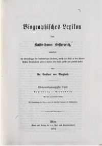 cover of the book Biographisches Lexikon des Kaiserthums Oesterreich : enthaltend die Lebensskizzen der denkwürdigen Personen, welche 1750 bis 1850 im Kaiserstaate und in seinen Kronländern gelebt haben / Rosenberg - Rzikomsky