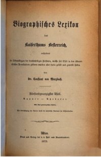 cover of the book Biographisches Lexikon des Kaiserthums Oesterreich : enthaltend die Lebensskizzen der denkwürdigen Personen, welche 1750 bis 1850 im Kaiserstaate und in seinen Kronländern gelebt haben / Rasner - Rhederer