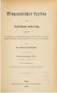 cover of the book Biographisches Lexikon des Kaiserthums Oesterreich : enthaltend die Lebensskizzen der denkwürdigen Personen, welche 1750 bis 1850 im Kaiserstaate und in seinen Kronländern gelebt haben / Stifft - Streel