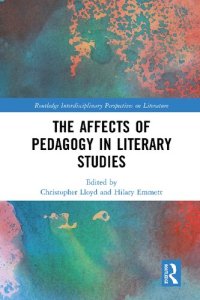 cover of the book The Affects of Pedagogy in Literary Studies