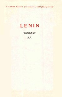 cover of the book V. I. Lenin. Teokset