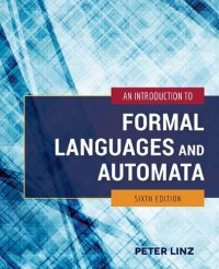 cover of the book An Introduction to Formal Languages and Automata 6th ed