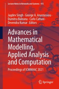 cover of the book Advances in Mathematical Modelling, Applied Analysis and Computation. Proceedings of ICMMAAC 2021