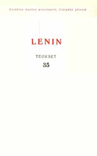 cover of the book V. I. Lenin. Teokset