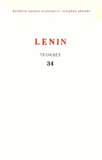 cover of the book V. I. Lenin. Teokset