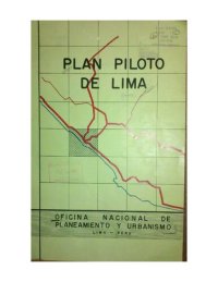 cover of the book Plan piloto de Lima