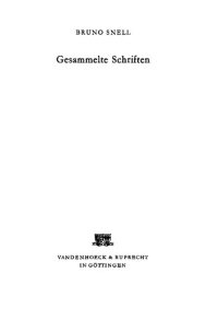 cover of the book Gesammelte Schriften