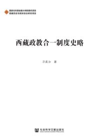 cover of the book 西藏政教合一制度史略