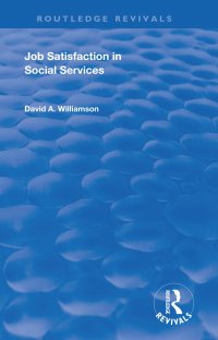 cover of the book Job Satisfaction in Social Services