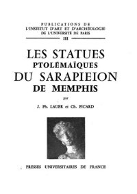 cover of the book Les statues ptolémaïques du Sarapieion de Memphis