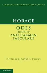 cover of the book Horace: Odes IV and Carmen Saeculare