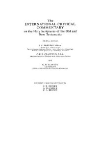 cover of the book A Critical And Exegetical Commentary on the Gospel According to Saint Matthew Volume II