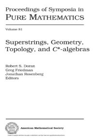 cover of the book Superstrings, Geometry, Topology, and C*-algebras