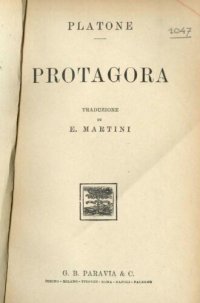 cover of the book Protagora