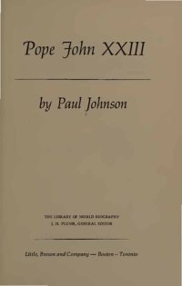 cover of the book Pope John XXIII