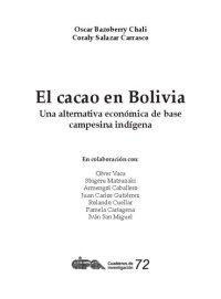 cover of the book El cacao en Bolivia. Una alternativa económica de base campesina indígena