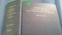 cover of the book A handbook of lattice spacings and structures of metals and alloys