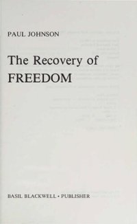 cover of the book Recovery of Freedom