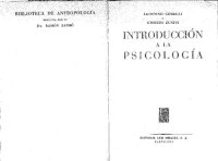 cover of the book Introduccion a la psicologia