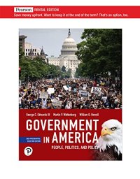 cover of the book Government in America: People, Politics, and Policy, 2020 Presidential Election Edition