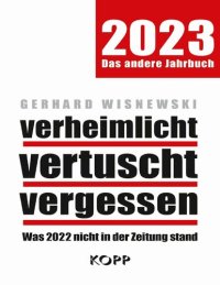 cover of the book verheimlicht - vertuscht - vergessen 2023