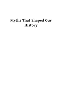 cover of the book Myths That Shaped Our History: From Magna Carta to the Battle of Britain