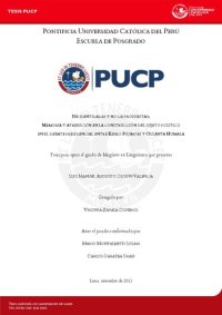 cover of the book De identidades y no de propuestas: Memoria y atribución en la construcción del sujeto político en el debate presidencial entre Keiko Fujimori y Ollanta Humala