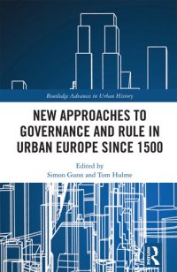 cover of the book New Approaches to Governance and Rule in Urban Europe Since 1500