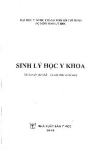 cover of the book Sinh lý học Y khoa