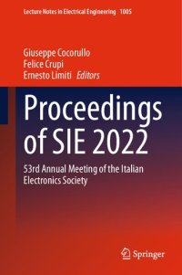 cover of the book Proceedings of SIE 2022: 53rd Annual Meeting of the Italian Electronics Society