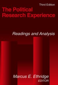 cover of the book The Political Research Experience: Readings and Analysis