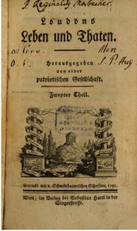 cover of the book Loudons [Laudons] Leben und Taten