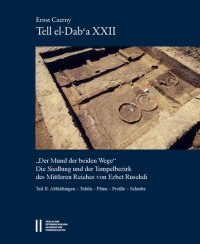 cover of the book Tell el-Dab'a XXII - 'Der Mund der beiden Wege': Die Siedlung und der Tempelbezirk des Mittleren Reiches von Ezbet Ruschdi