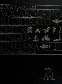 cover of the book Vocabolario illustrato della lingua italiana. Vol. I. A-L