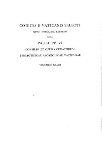 cover of the book Codices Graeci Vaticani saeculis XIII et XIV scripti annorumque notis instructi