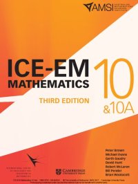 cover of the book ICE-EM Mathematics, 10 & 10A