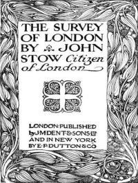 cover of the book A Survey of London; Volume 1