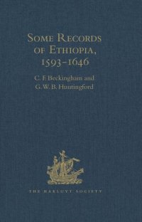 cover of the book Some Records of Ethiopia, 1593-1646